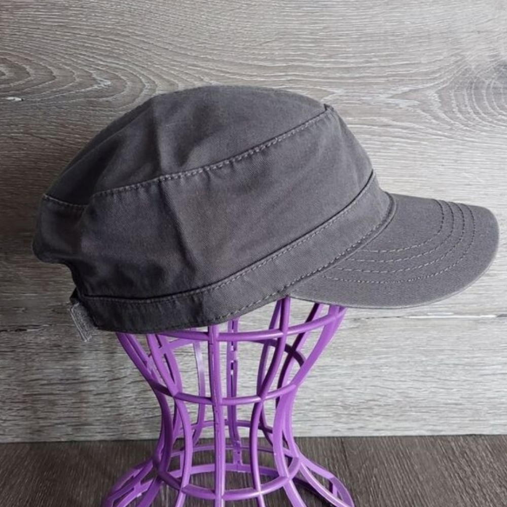 OTTO Charcoal Military Cadet Cap